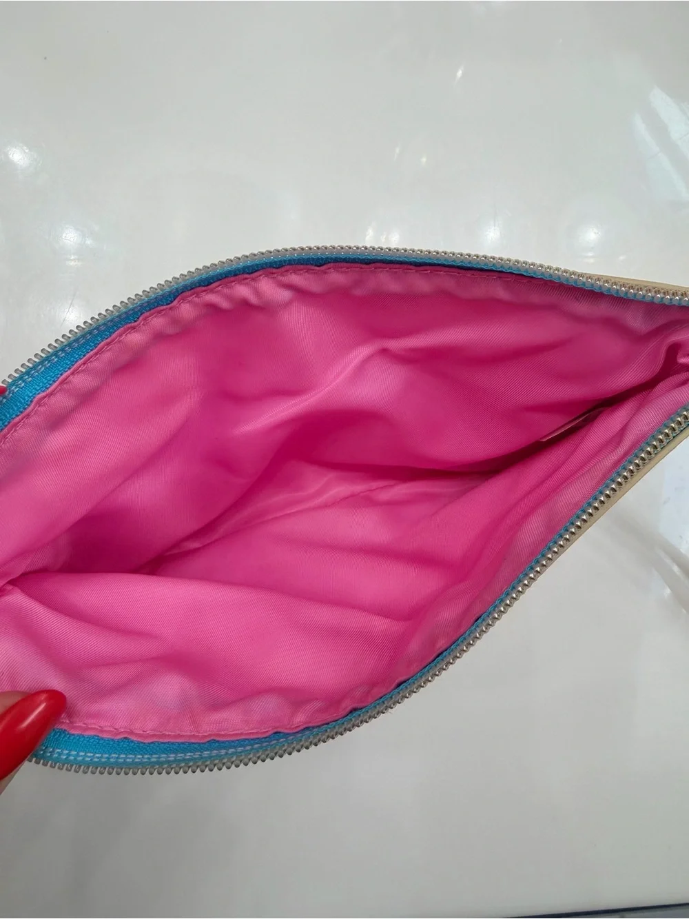 Lilly Pulitzer Wristlet with Gold Trim